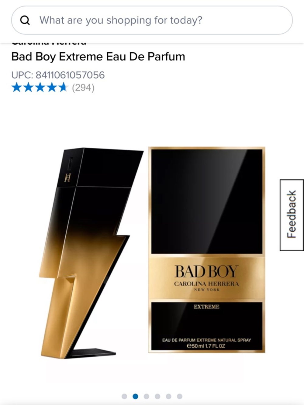 Carolina Herrera Bad Boy Extreme Bottle in Black and Gold